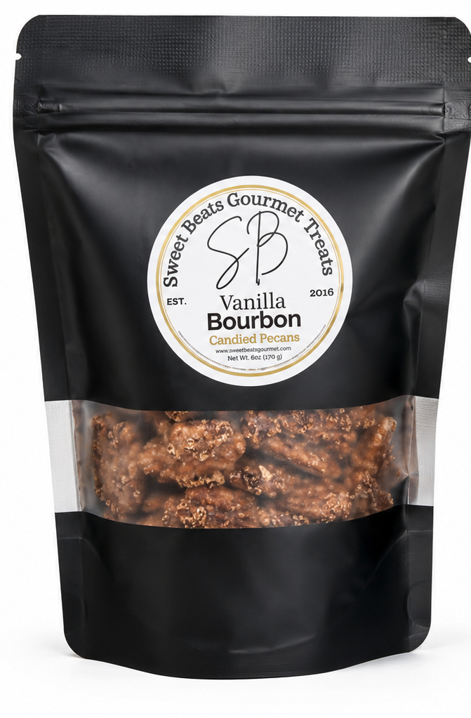 Vanilla Bourbon Candied Pecans